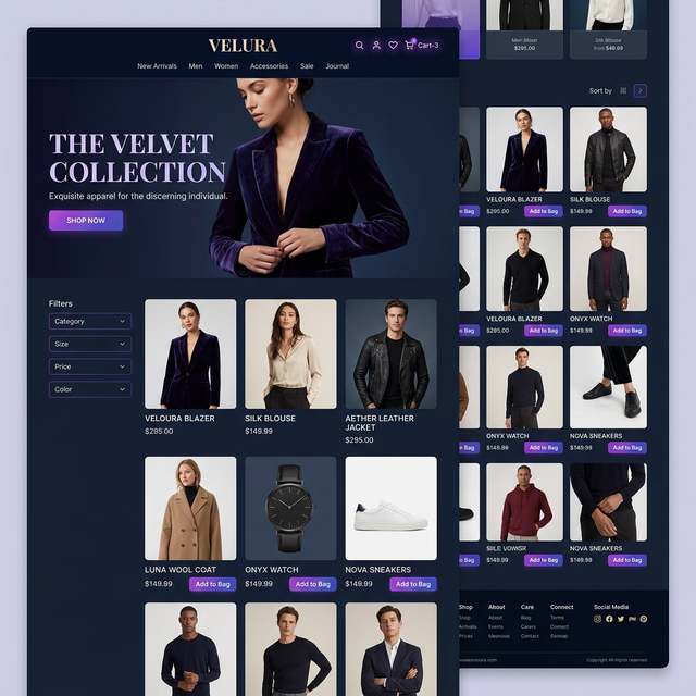 E-commerce platform redesign